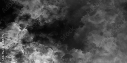 Abstract smoke on black and Fog background. Isolated black background. fume overlay design and smoky effect for photos design.	