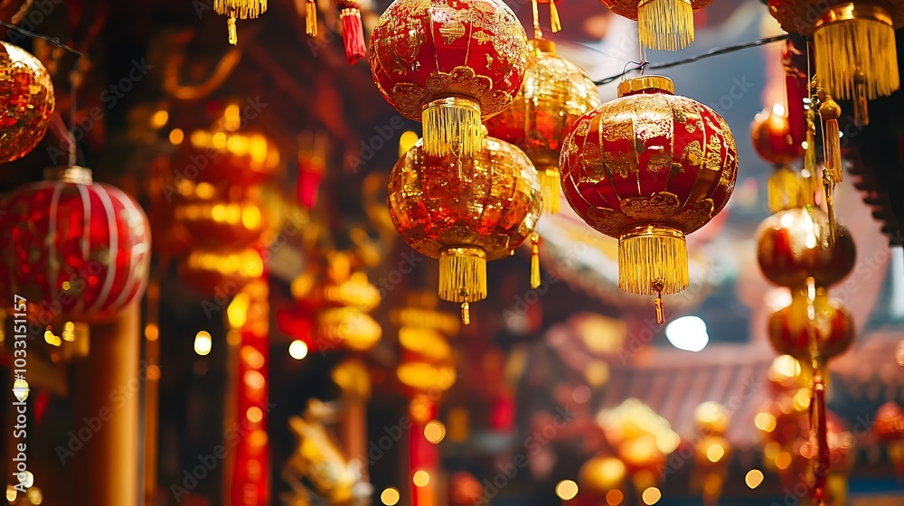 Vibrant Lanterns Celebrating New Year Traditions Vibrant Lanterns Celebrating New Year Traditions