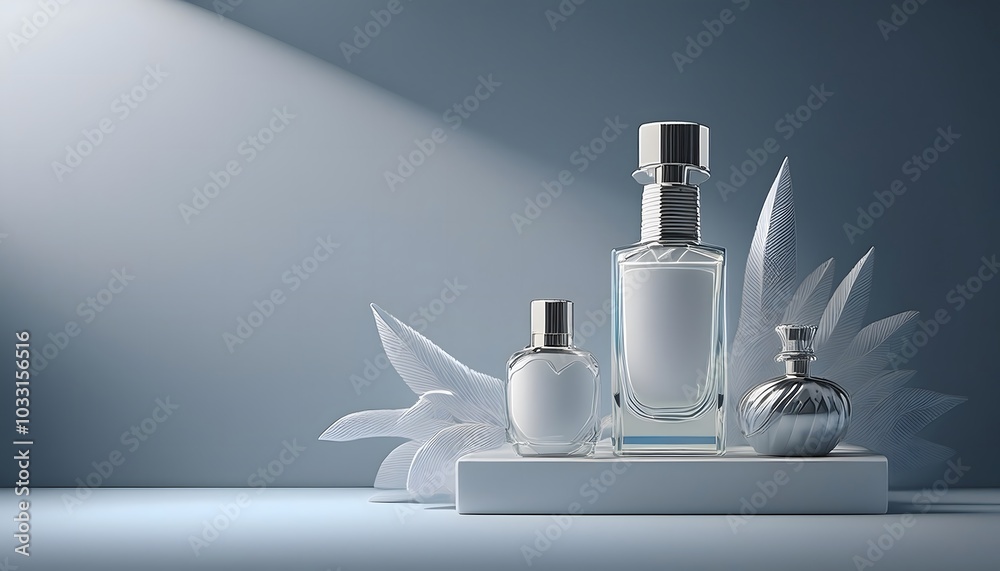 Product picture of perfume bottle advertising poster Simple, elegant design, looks expensive. Product picture of perfume bottle advertising poster Simple, elegant design, looks expensive.