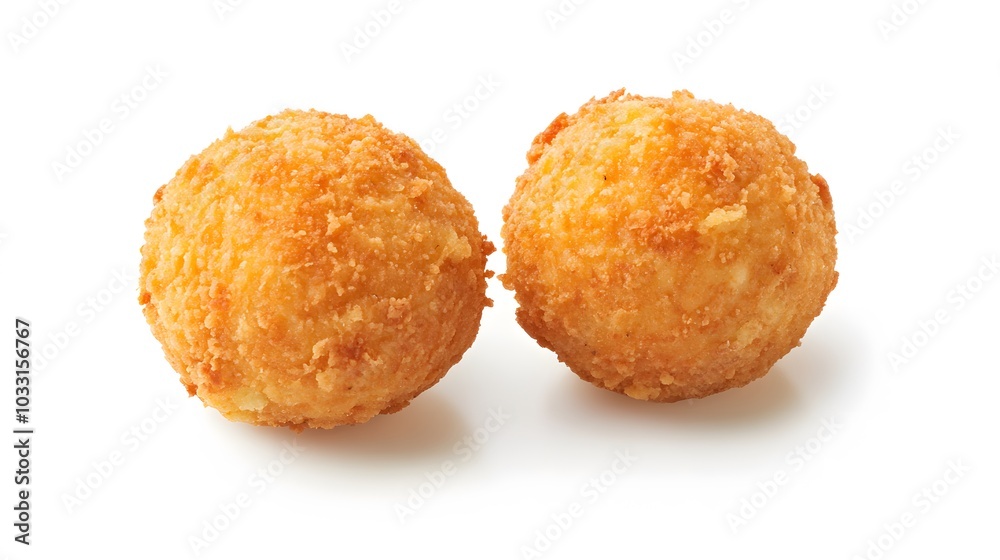 Croquettes surrounded by white background. Croquettes surrounded by white background.