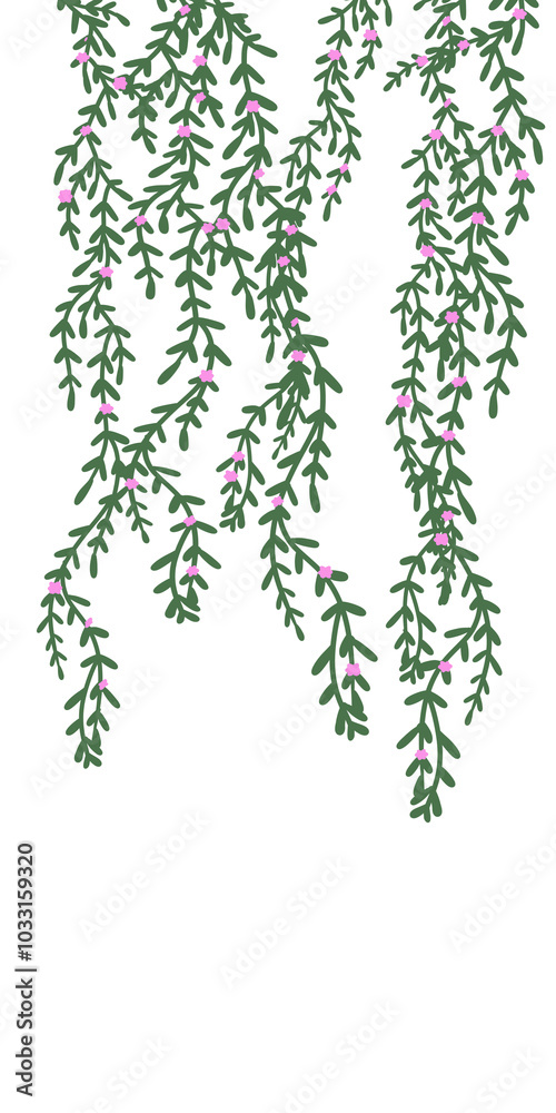 Artistic plants illustration