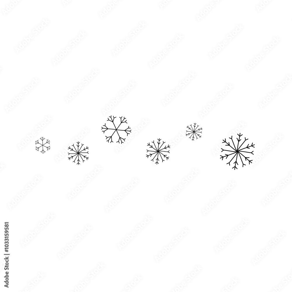 snowflake border