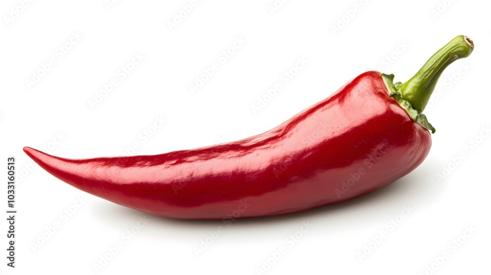 Red hot chili pepper isolated on a white background. Red hot chili pepper isolated on a white background.