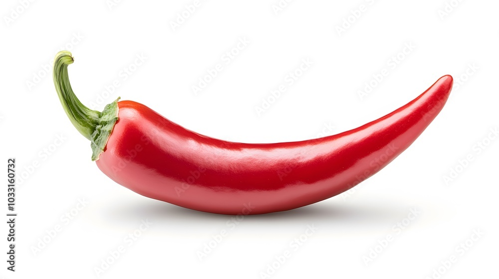 Red hot chili pepper isolated on a white background. Red hot chili pepper isolated on a white background.
