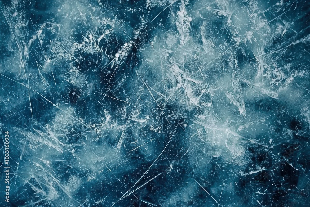 Frozen lake surface Frozen lake surface