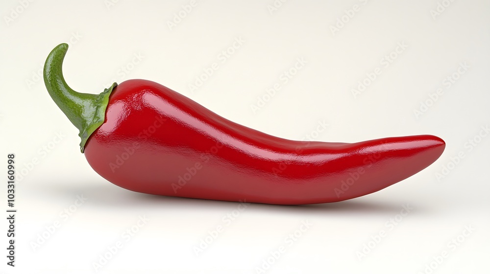 Red hot chili pepper isolated on a white background. Red hot chili pepper isolated on a white background.