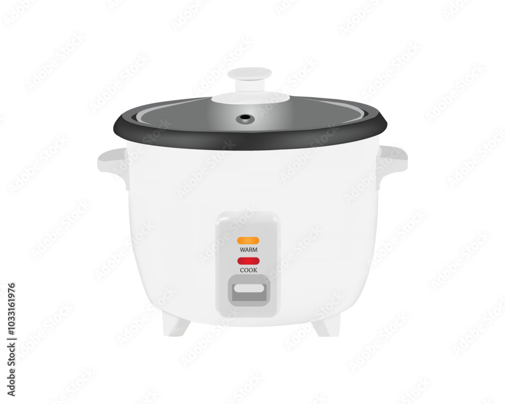 Rice Cooker Vector Art, Icons Rice Cooker Vector Art, Icons