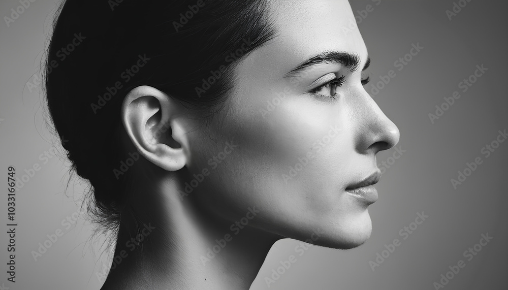 A profile of a face A profile of a face