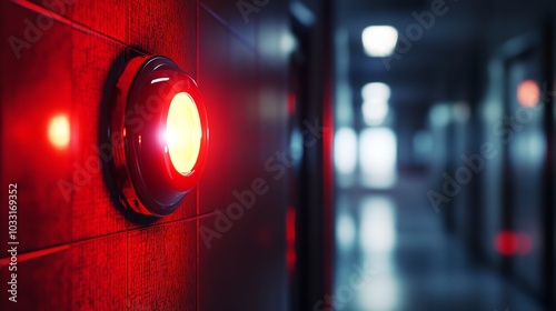  Fire alarm detector strobe light