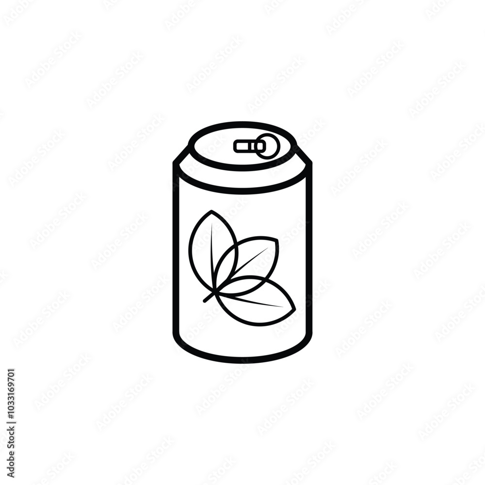icon autumn Canned drinks vector illustration icon autumn Canned drinks vector illustration