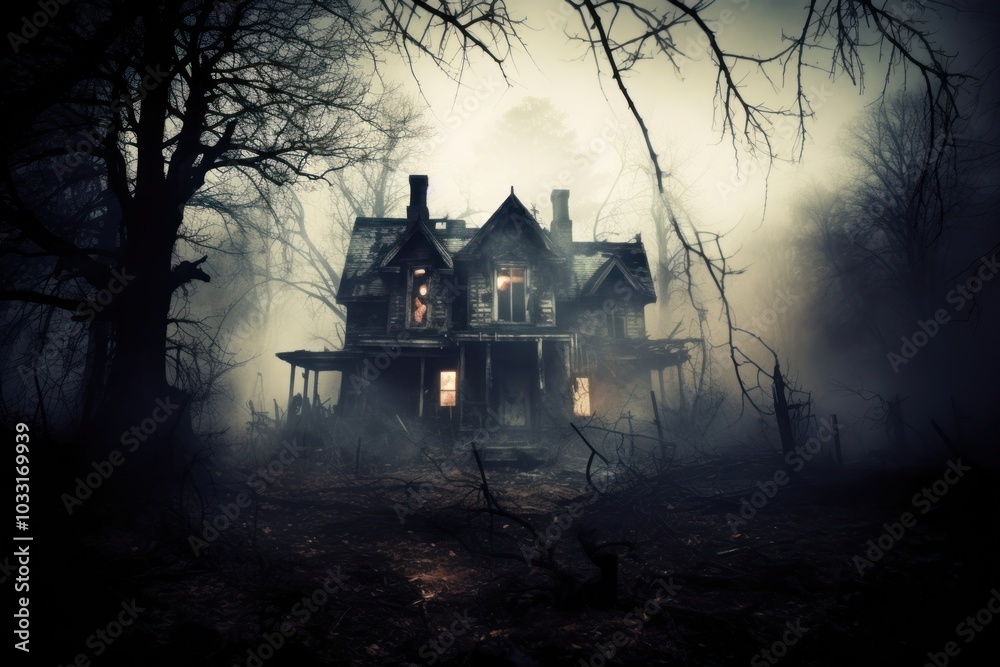 Haunted house architecture building outdoors. Haunted house architecture building outdoors.