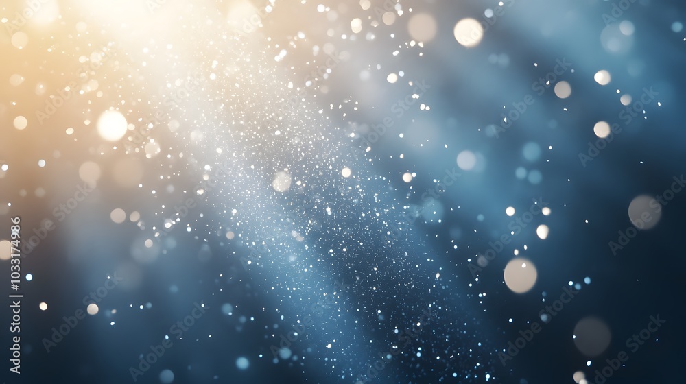 Abstract Blurred Background with Bokeh Lights and Specks of Dust Abstract Blurred Background with Bokeh Lights and Specks of Dust