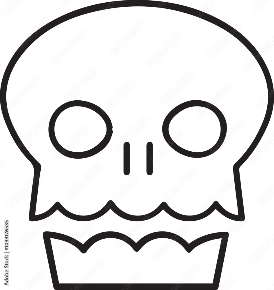 Skull icon symbol vector image illustration
Skull icon symbol vector image illustration