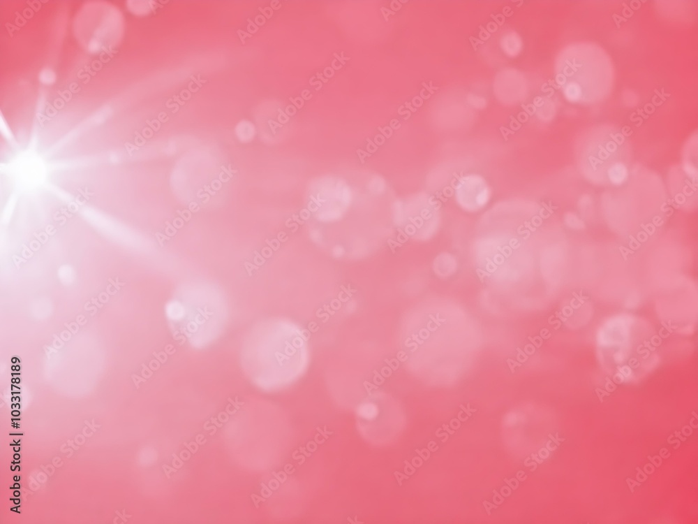 A bright coral pink background with subtle light flares, creating a playful and trendy mood
A bright coral pink background with subtle light flares, creating a playful and trendy mood