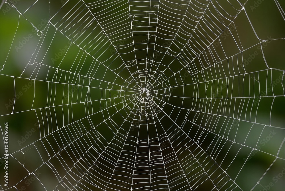 Fototapeta premium _ . Cobweb and Social Commentary Use a cobweb as a metaphor to c