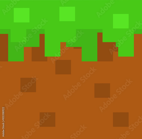 Land constructor grass block