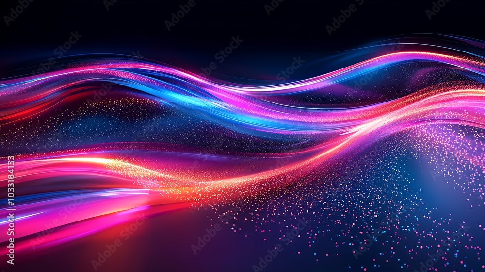 Whimsical Light Trails in Abstract Experimentation