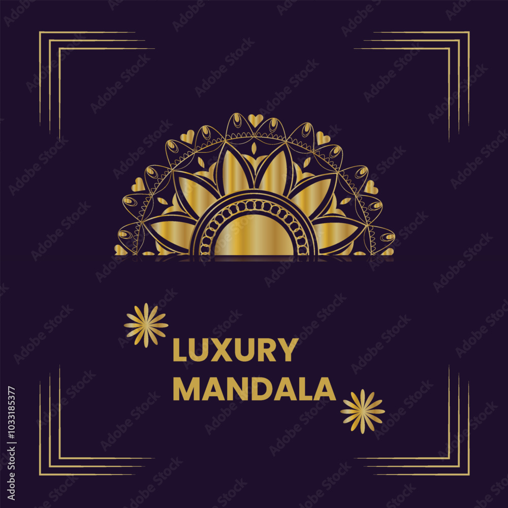 Obraz premium Luxury mandala design.