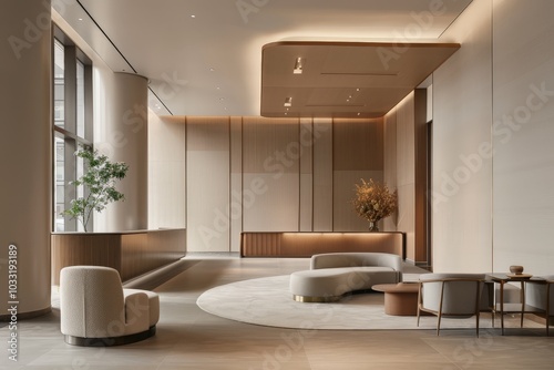 Minimalist Lobby Interior Design