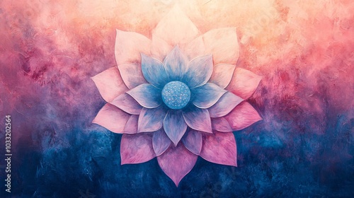 Ethereal Lotus Blossom photo