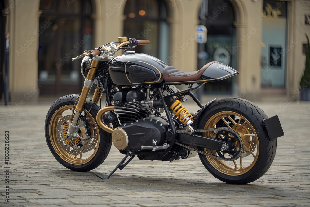 Luxury motorbike with custom design and premium features Luxury motorbike with custom design and premium features