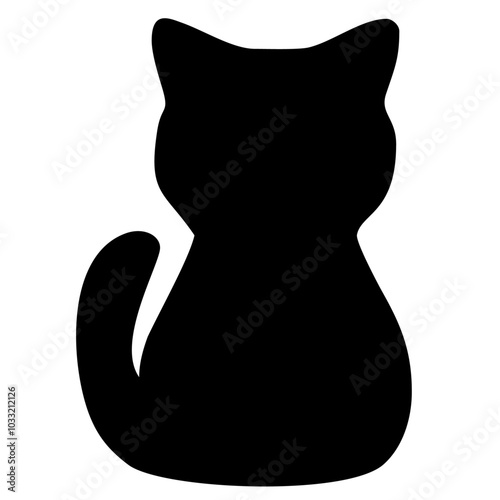 black cat silhouette