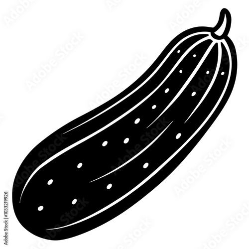 illustration of a cucumber