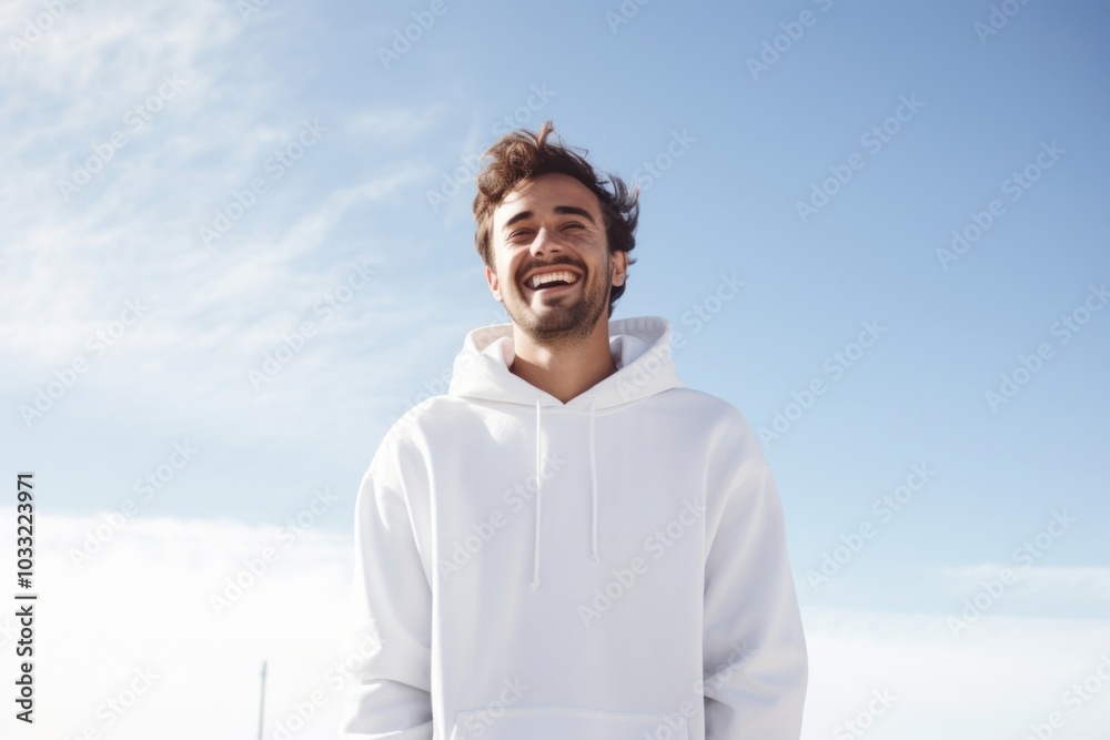 Sweatshirt outdoors hoodie smile. Sweatshirt outdoors hoodie smile.