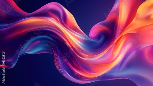 Wallpaper Mural change with fluid, morphing shapes and a sense of transformation. groovy graphic  Torontodigital.ca