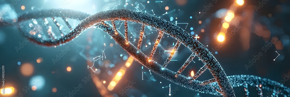 Glowing DNA Strands Swirling in a Dynamic Digital Vortex Abstract Conceptual Visualization of Molecular Science and Genetic Data Futuristic Technology and Innovation Background Glowing DNA Strands Swirling in a Dynamic Digital Vortex Abstract Conceptual Visualization of Molecular Science and Genetic Data Futuristic Technology and Innovation Background