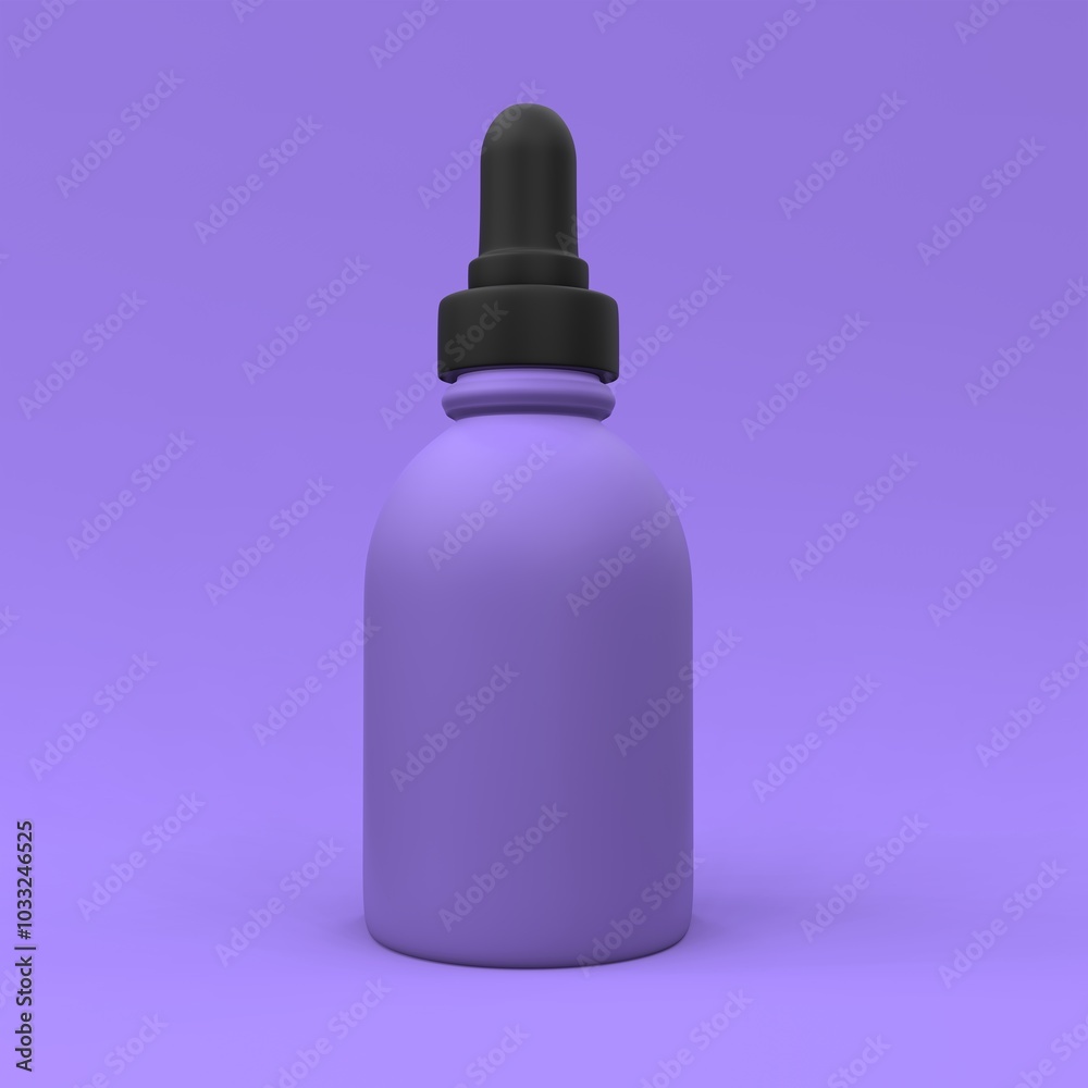 Vape liquid bottles on the purple background. Package design. 3d illustration. Vape liquid bottles on the purple background. Package design. 3d illustration.