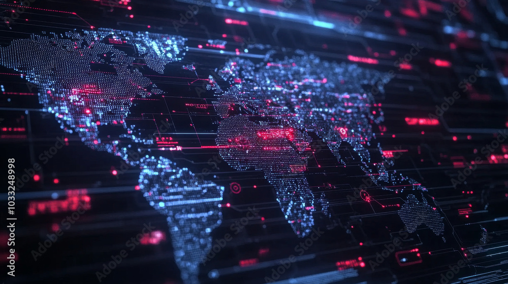 A world map with dots,showing connections and information flow in a modern,futuristic way.Represents how technology connects us globally and handles massive amounts of data.low poly digital wireframe. A world map with dots,showing connections and information flow in a modern,futuristic way.Represents how technology connects us globally and handles massive amounts of data.low poly digital wireframe.