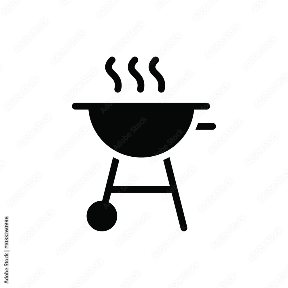 Barbecue grill icon web design in vector Barbecue grill icon web design in vector