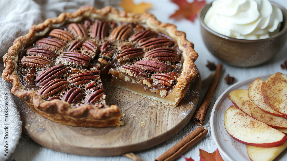 Delicious Thanksgiving Dessert Spread with Pecan Pie Delicious Thanksgiving Dessert Spread with Pecan Pie