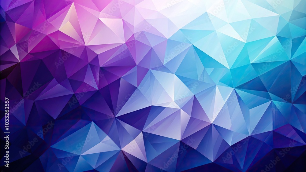 Abstract blue and purple background with low poly shapes Abstract blue and purple background with low poly shapes