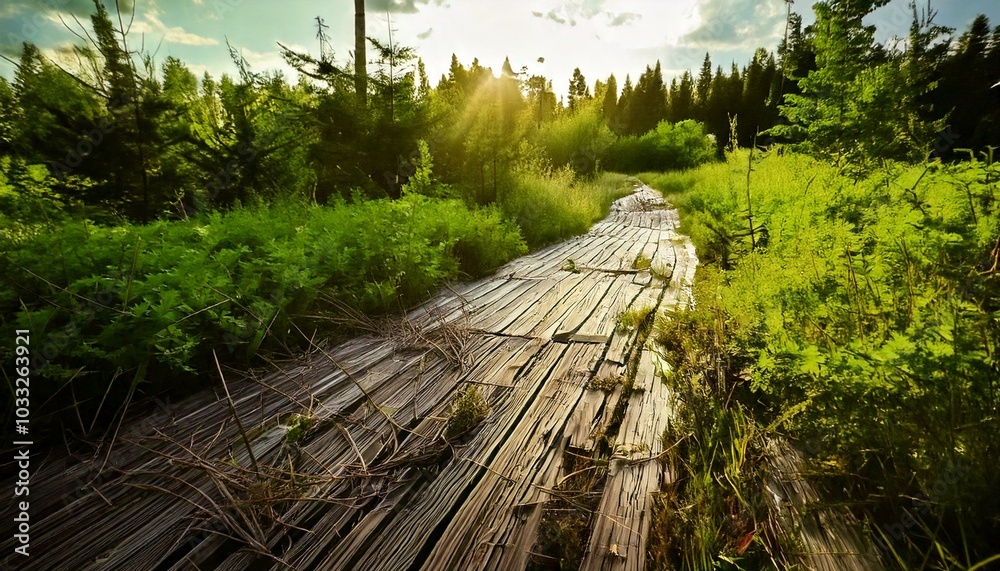 Verlassene Ruinen mit schönem Boden Verwuchert Defekt zusammenbrechend Steinboden Verlassene Ruinen mit schönem Boden Verwuchert Defekt zusammenbrechend Steinboden
