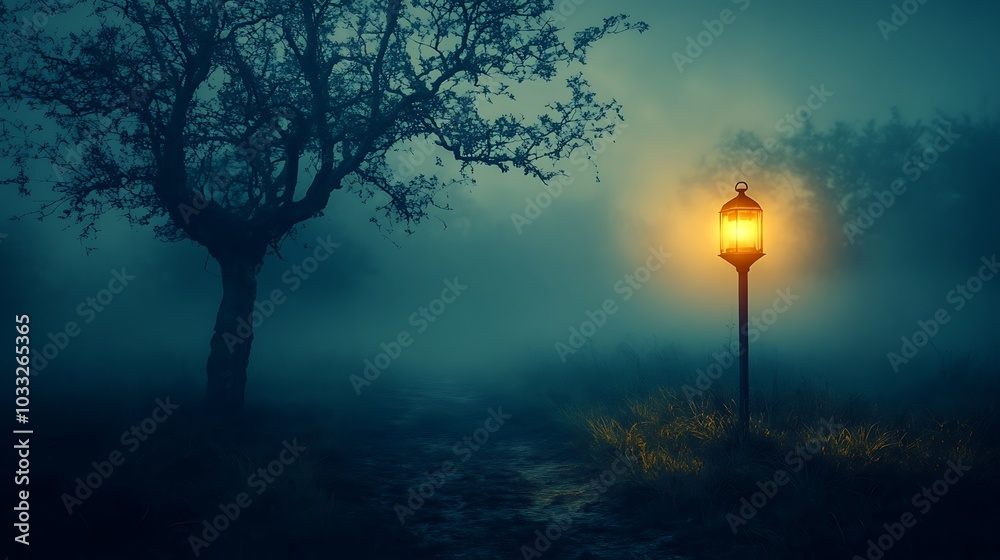 street lamp in the night street lamp in the night