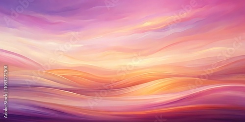 Pastel gradient flowing texture in soft pink, purple, and orange