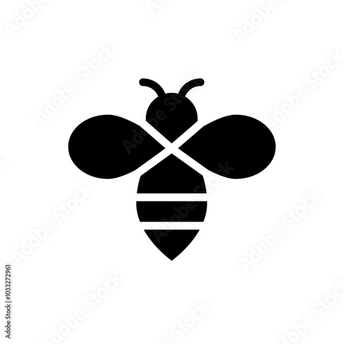 honey Bee icon web design in vector