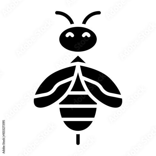 Bee Vector Icon Style