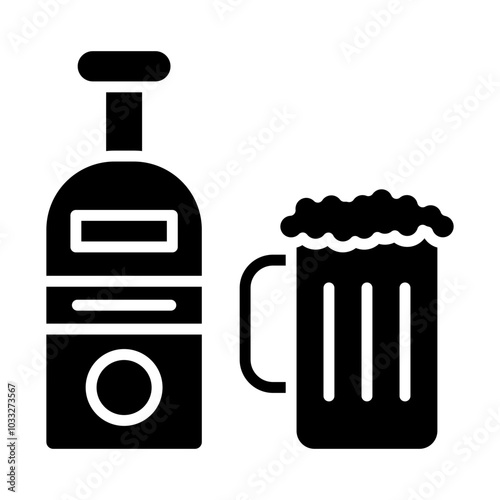 Alcohol Vector Icon Style