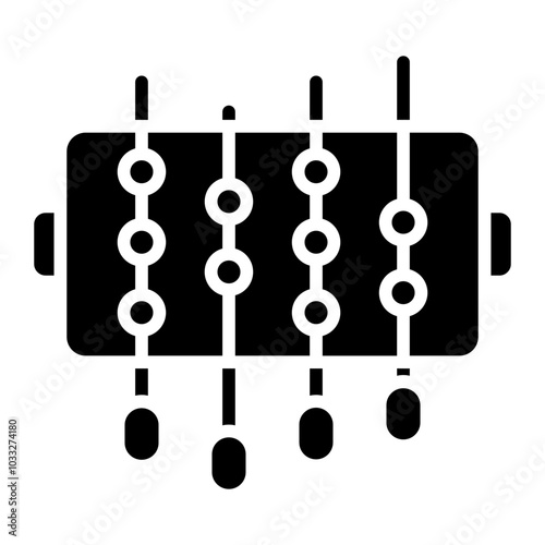 Foosball Vector Icon Style