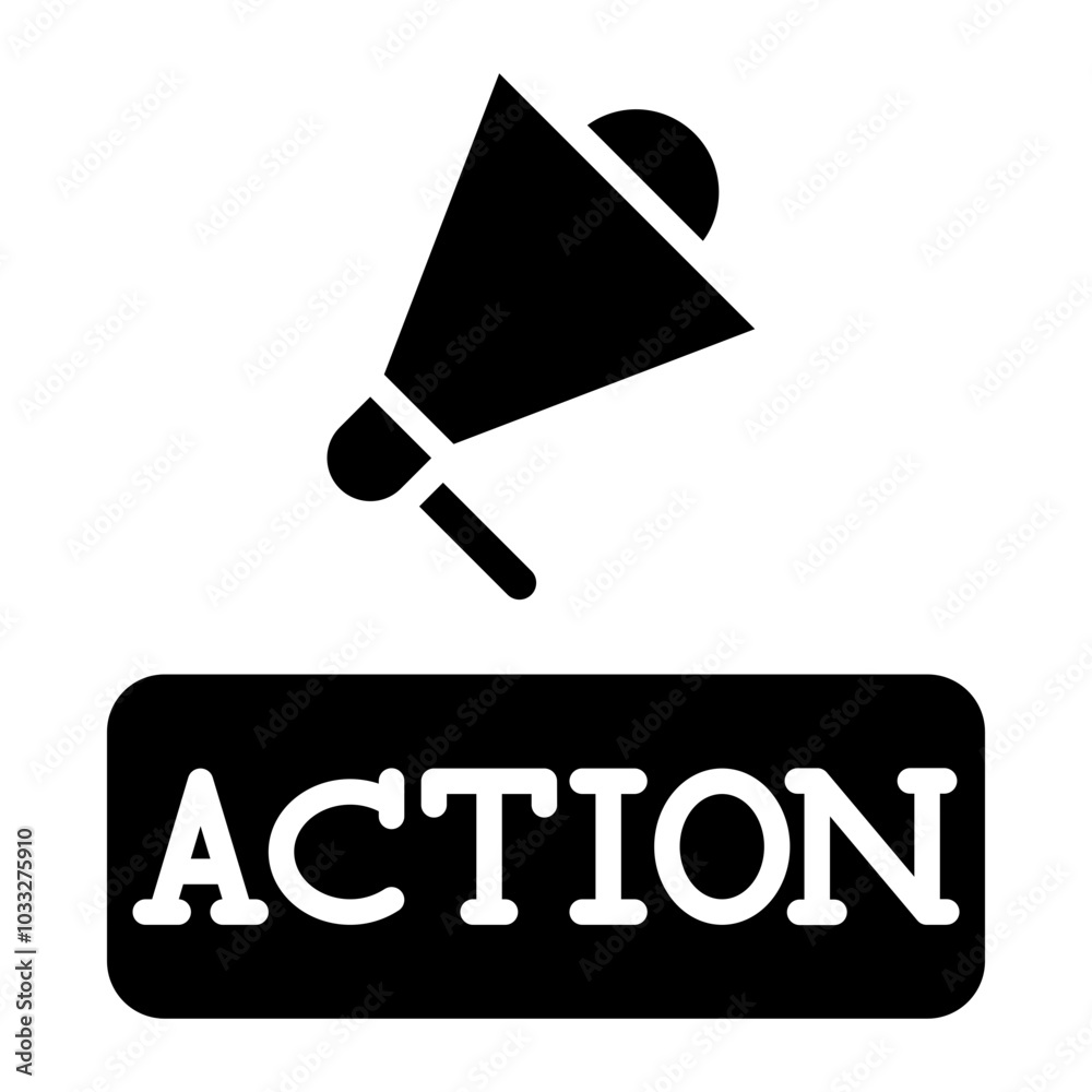 Call To Action Vector Icon Style Call To Action Vector Icon Style