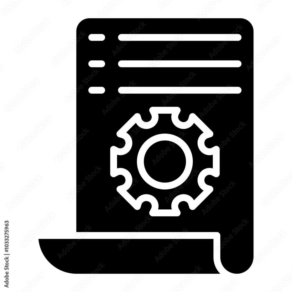 Work Instructions Vector Icon Style Work Instructions Vector Icon Style