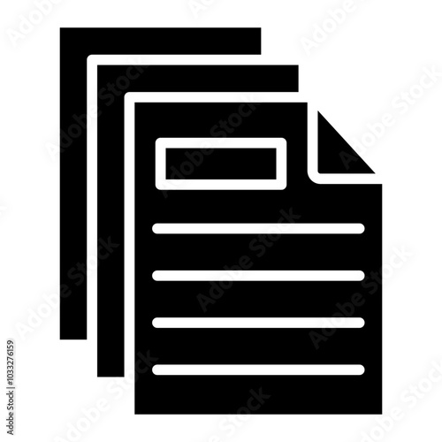 Documents Vector Icon Style