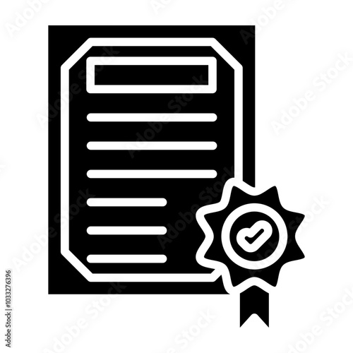 Articles Incorporation Vector Icon Style