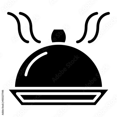 Food Tray Vector Icon Style