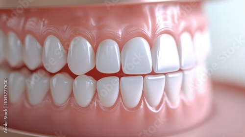 Installation of veneers on two front teeth.