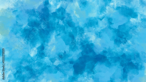 Abstract dark blue watercolor background with texture. Abstract soft dark blue watercolor sky and clouds. Grunge background frame, dark blue watercolor background.