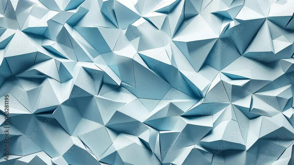 A close-up view of a blue geometric paper texture A close-up view of a blue geometric paper texture